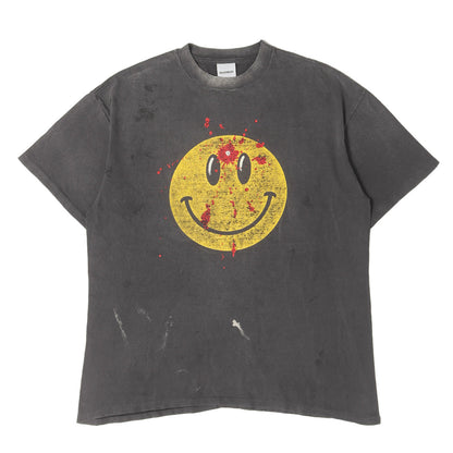 24SS ヴィンテージ加工 グラフィック Tシャツ(SMILE SS T-SHIRT)