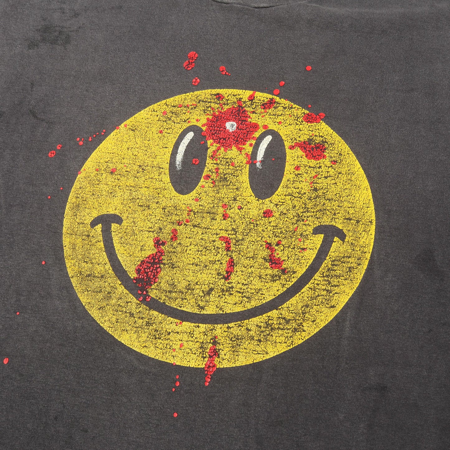 24SS ヴィンテージ加工 グラフィック Tシャツ(SMILE SS T-SHIRT)