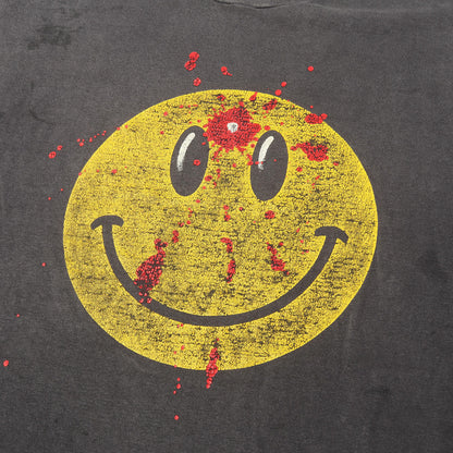 24SS ヴィンテージ加工 グラフィック Tシャツ(SMILE SS T-SHIRT)