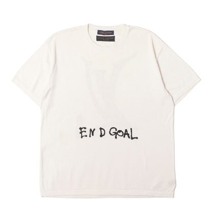 21AW END GOALロゴ コットンニット Tシャツ