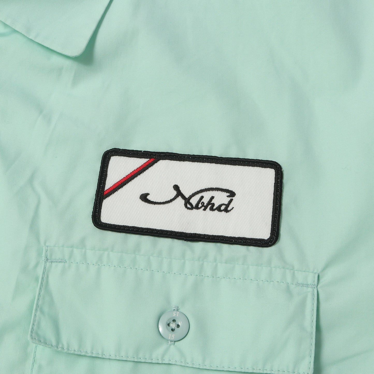 25SS ワッペン付き T/C ワーク 半袖シャツ(CLASSIC WORK SHIRT SS-1)