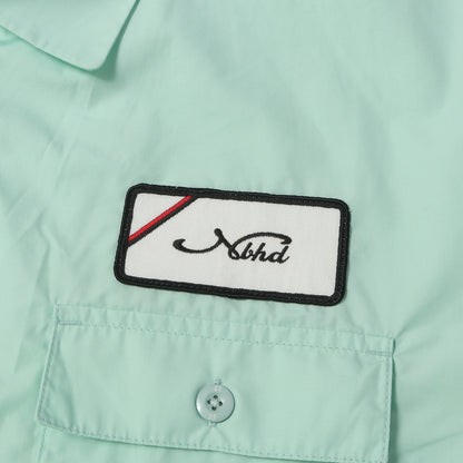 25SS ワッペン付き T/C ワーク 半袖シャツ(CLASSIC WORK SHIRT SS-1)