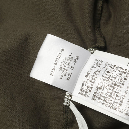 20AW ×Richardson ジッパーデザイン Tシャツ(BIZZ / SS)