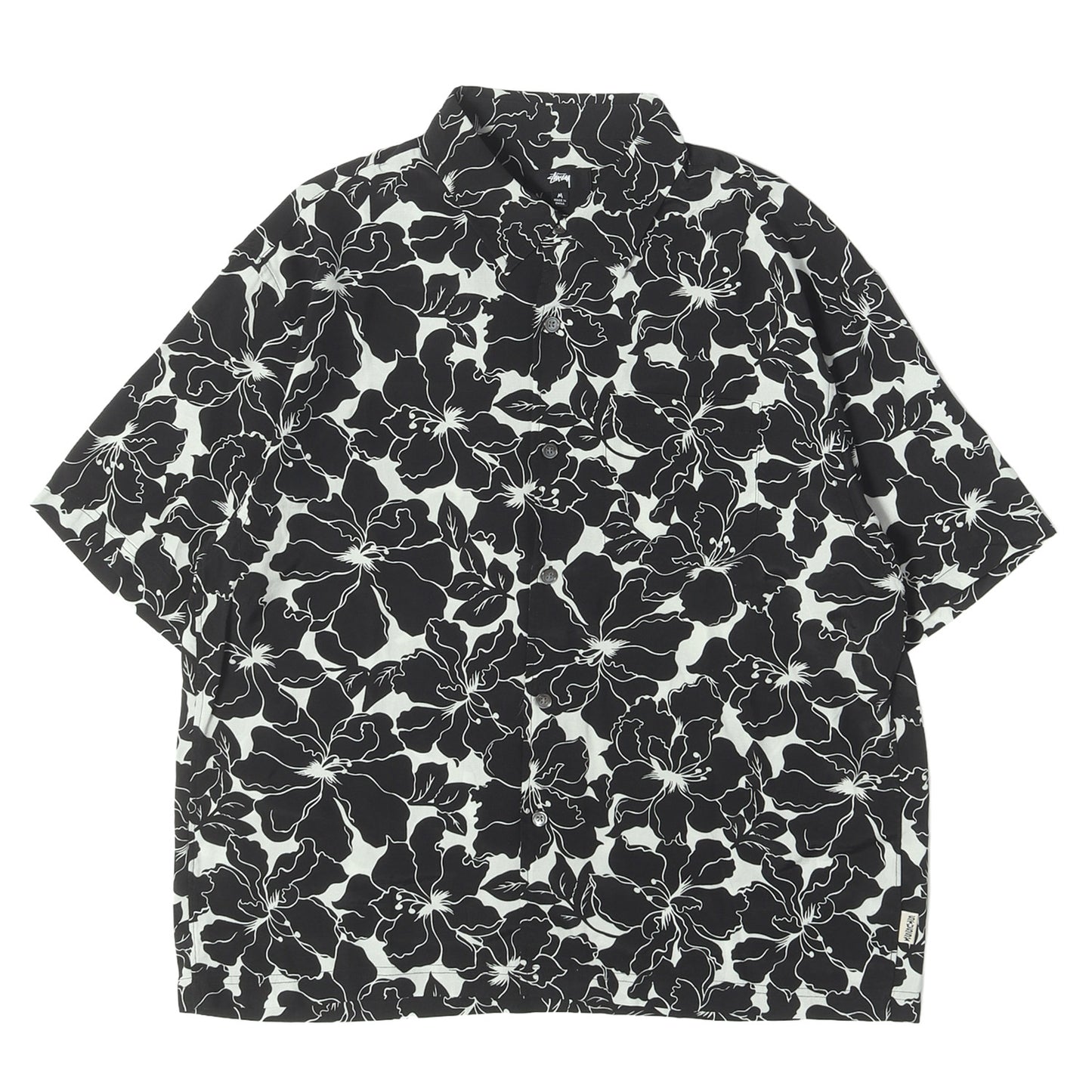 26SS フローラル柄 レーヨン ハワイアンシャツ / アロハシャツ(FLORAL HAWAIIAN SHIRT)
