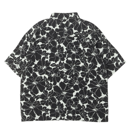 26SS フローラル柄 レーヨン ハワイアンシャツ / アロハシャツ(FLORAL HAWAIIAN SHIRT)