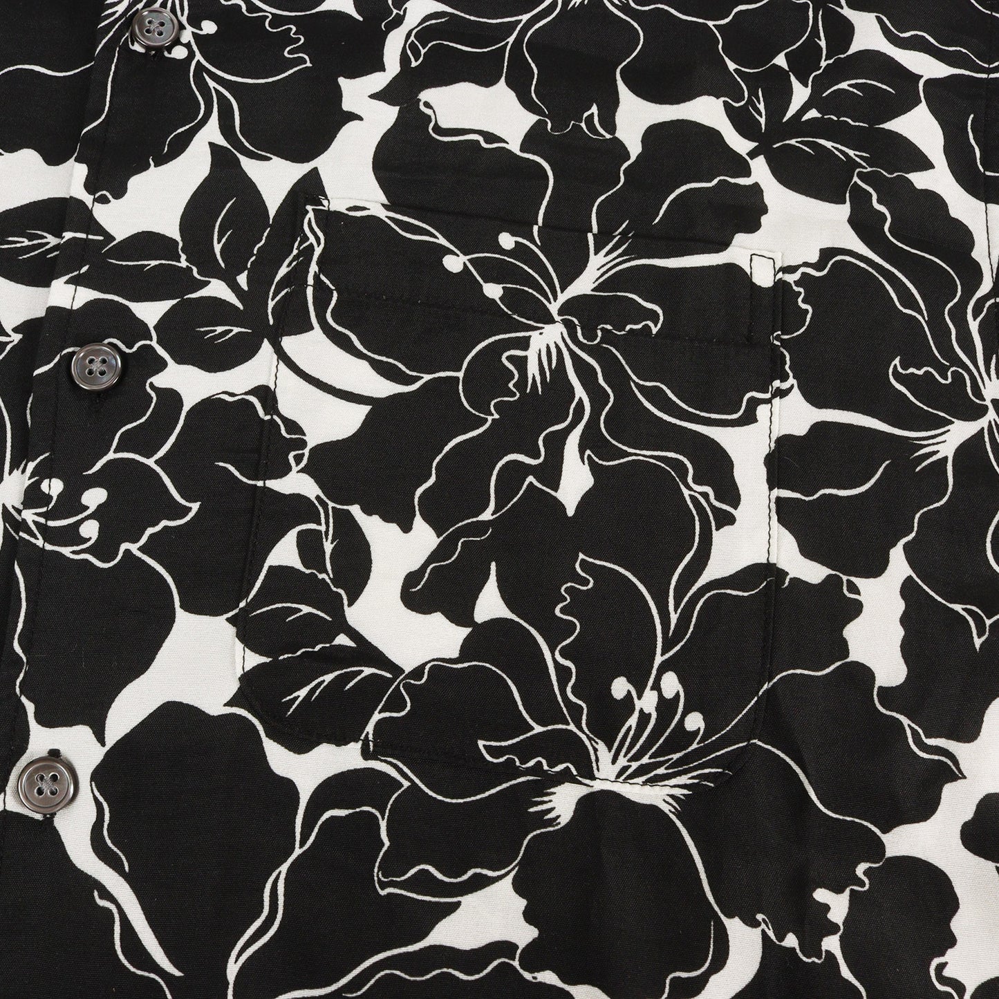 26SS フローラル柄 レーヨン ハワイアンシャツ / アロハシャツ(FLORAL HAWAIIAN SHIRT)