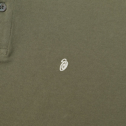 25AW ワンポイント刺繍 鹿の子 ポロシャツ(CLASSIC PIQUE POLO)