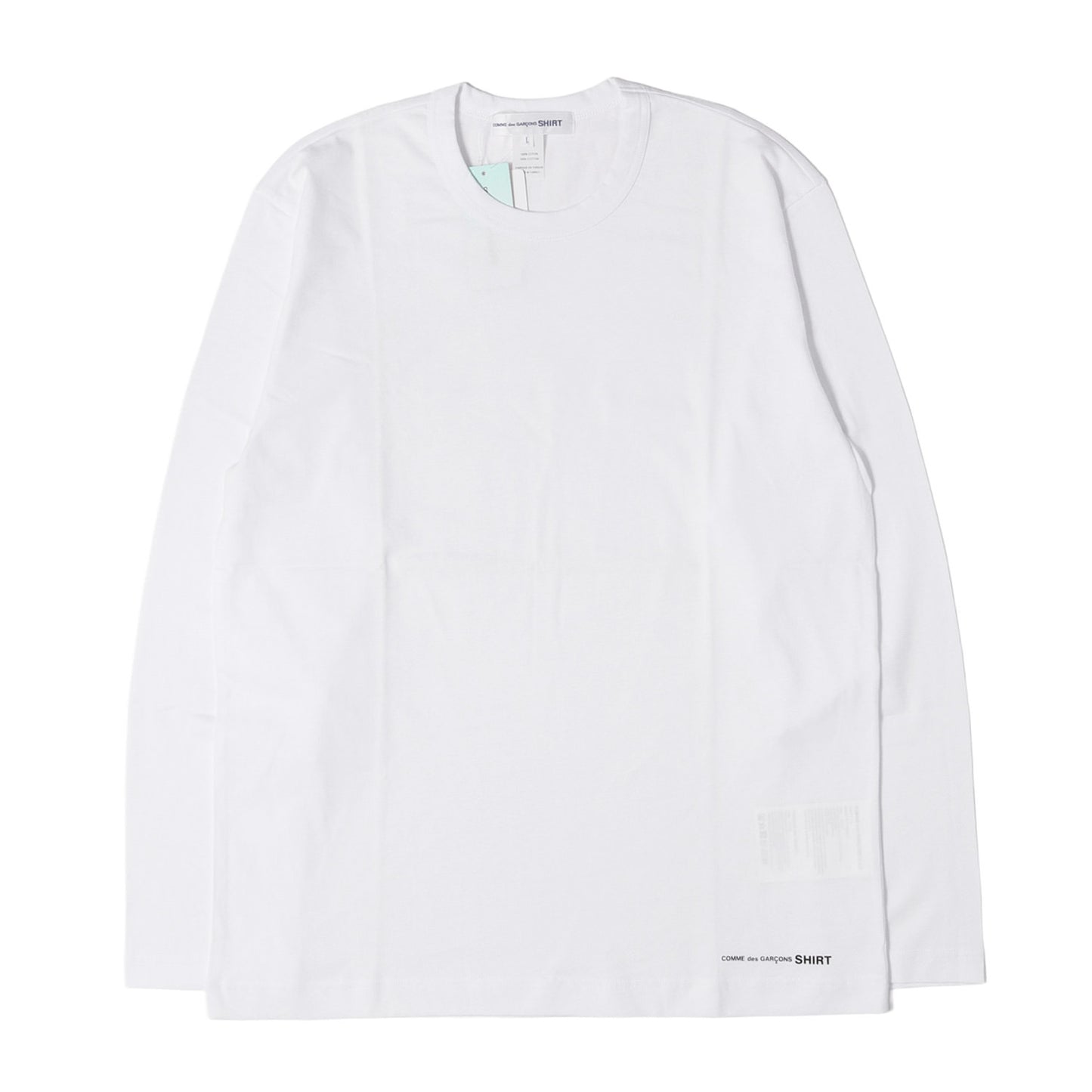 裾ロゴ ロングスリーブ Tシャツ