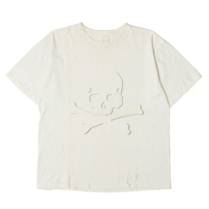 00s 初期 穴開き加工 スカルボーン Tシャツ(4sense skull damaged S/S Tee)
