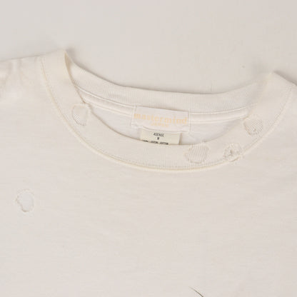 00s 初期 穴開き加工 スカルボーン Tシャツ(4sense skull damaged S/S Tee)