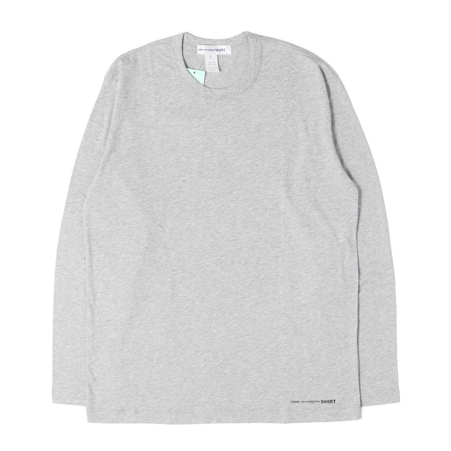 裾ロゴ ロングスリーブ Tシャツ