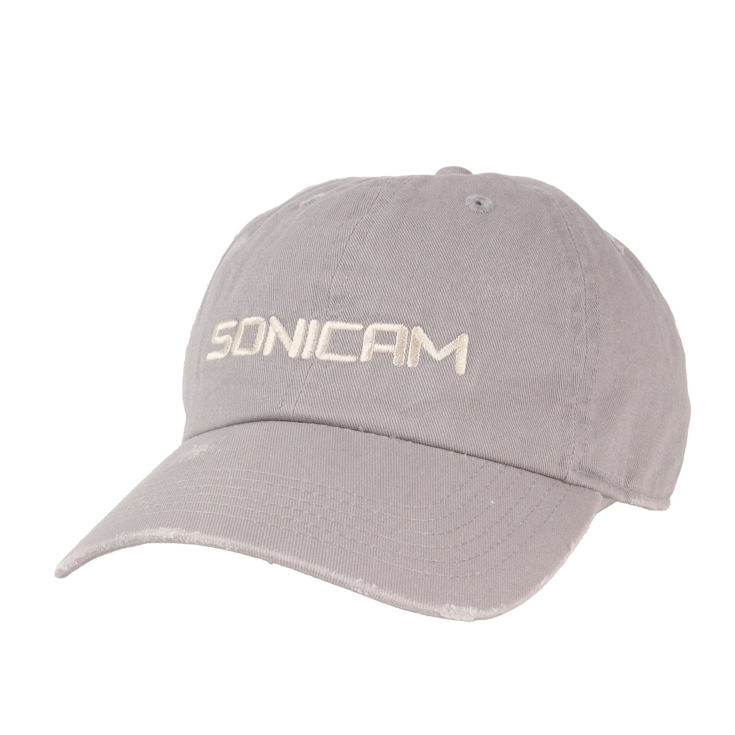 26SS ダメージ加工 コットンツイル 6パネルキャップ(Logo Cap)