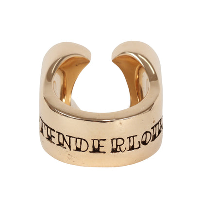8K ゴールド ダイヤ ホースシュー リング(H.S RING GOLD/STONE)