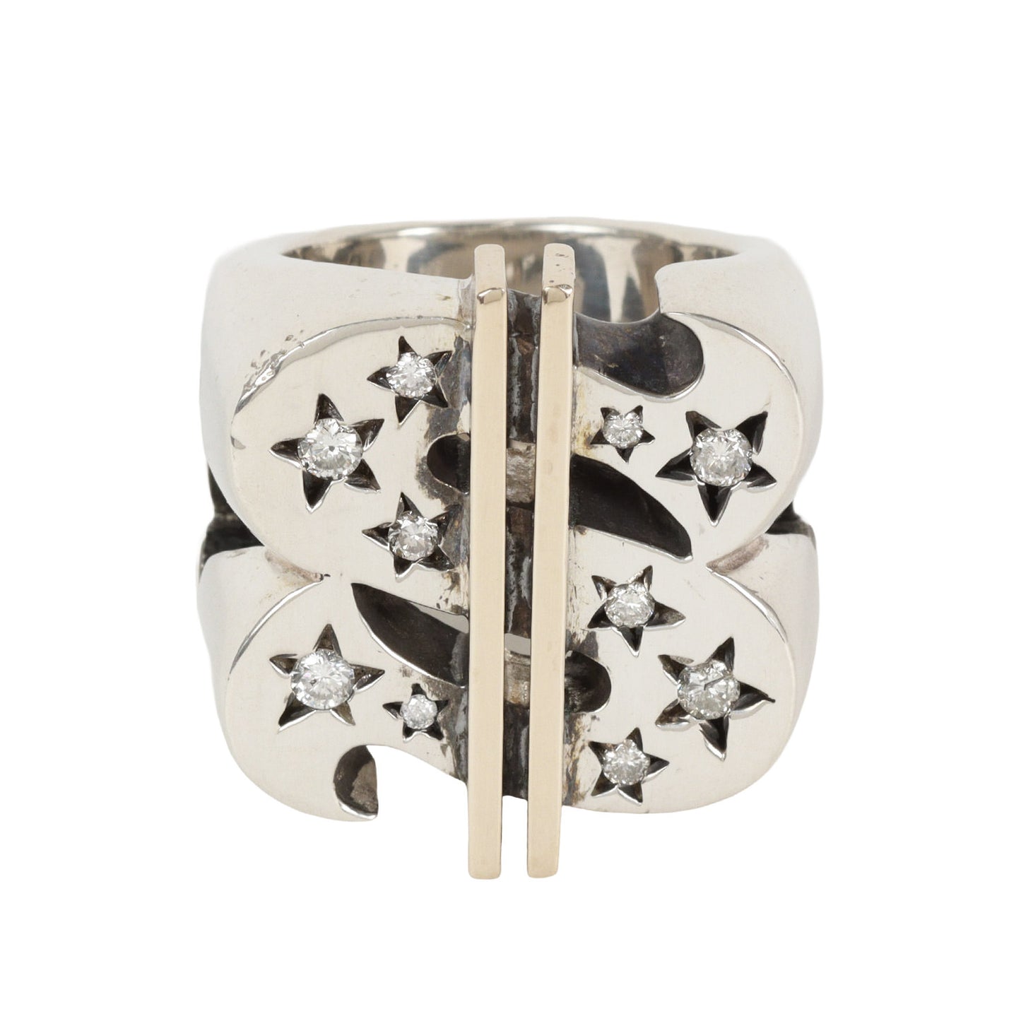 ダイヤ ダラーリング(DOLLAR RING SILVER/STONE)