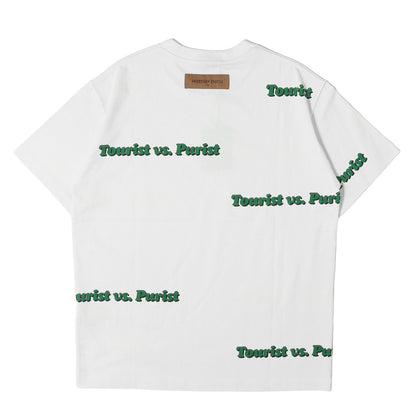 21AW TOURIST VS PURIST フロッキープリント ヘビー Tシャツ