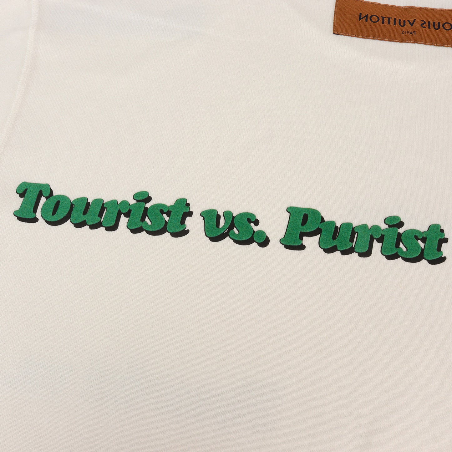 21AW TOURIST VS PURIST フロッキープリント ヘビー Tシャツ
