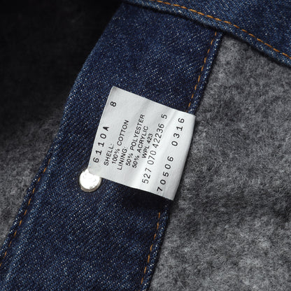 90s 70506-0316 ブランケット付き デニムジャケット