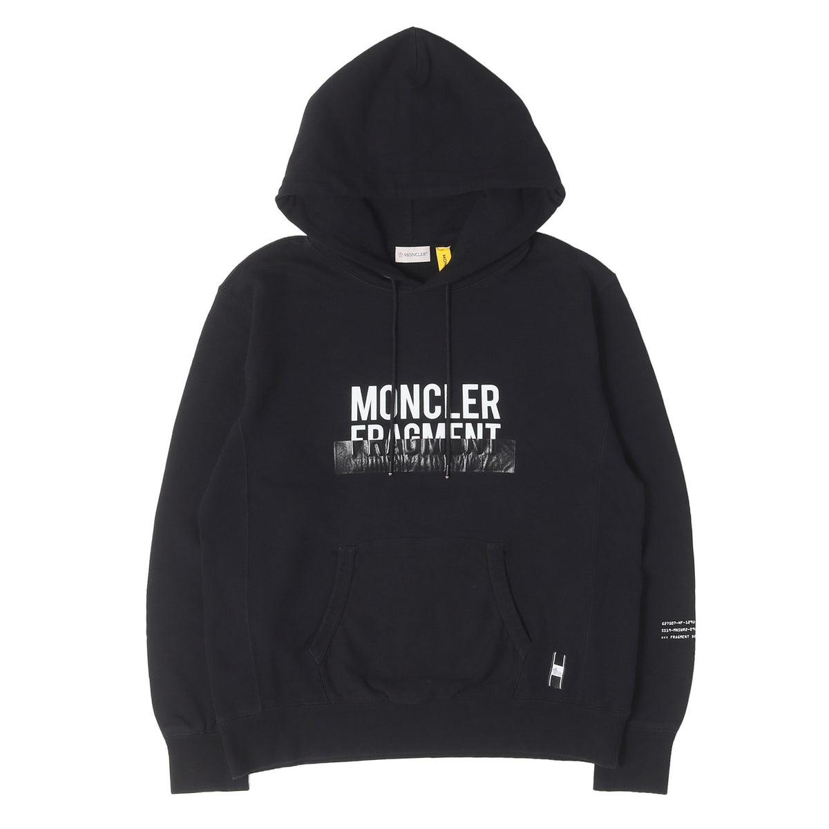 GENIUS 7 ×fragment design ロゴプリント スウェットパーカー