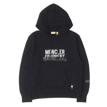 GENIUS 7 ×fragment design ロゴプリント スウェットパーカー