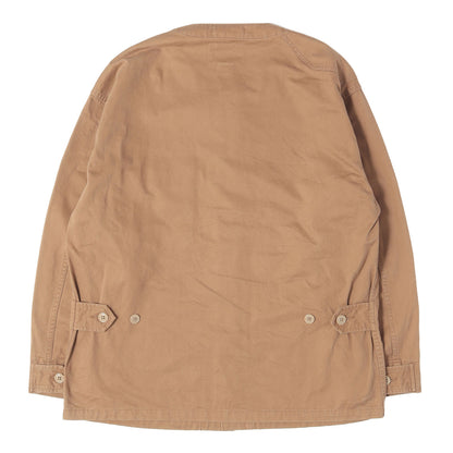 コットンツイル ノーカラー ミリタリー シャツ (SCOUT LS / SHIRT)