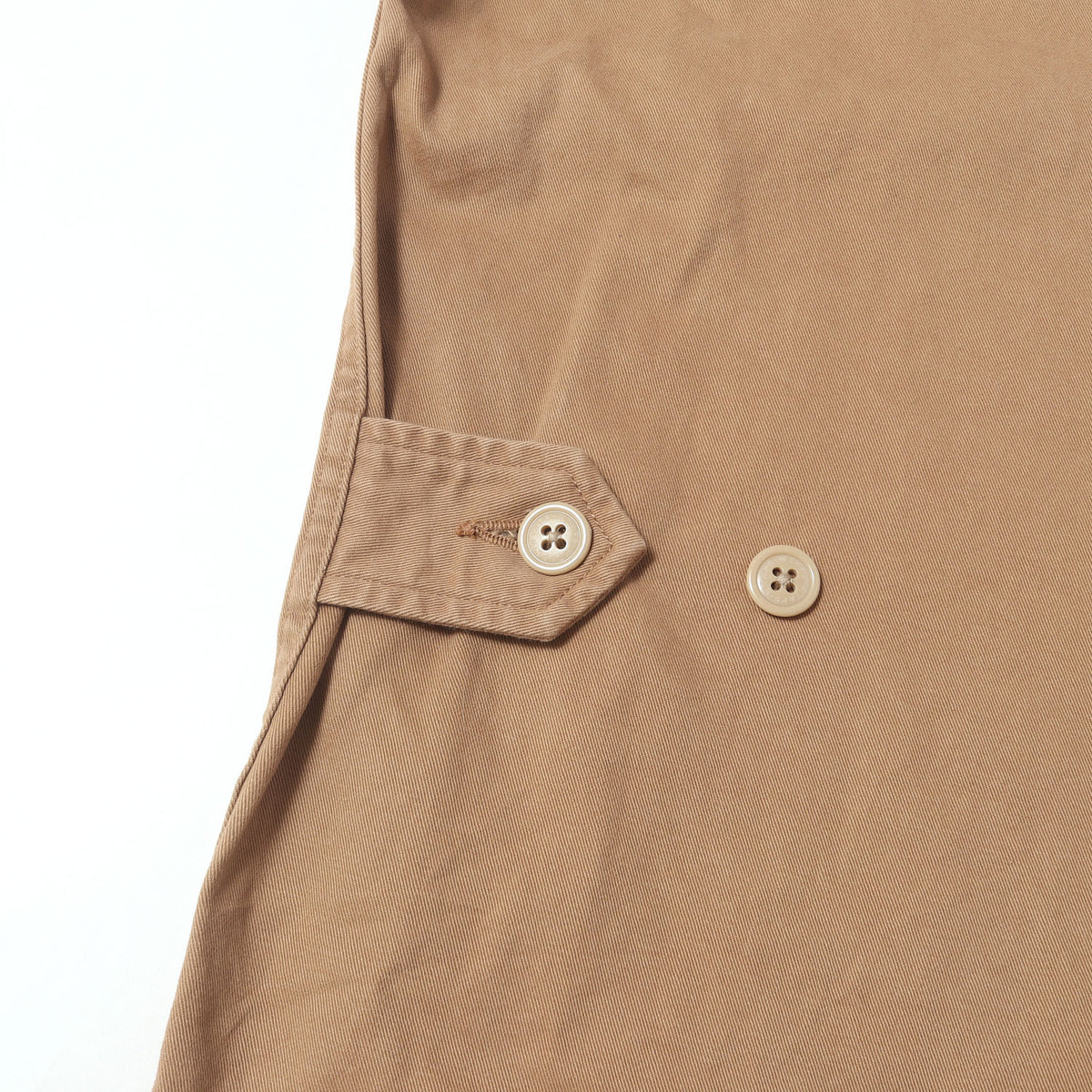 コットンツイル ノーカラー ミリタリー シャツ (SCOUT LS / SHIRT)