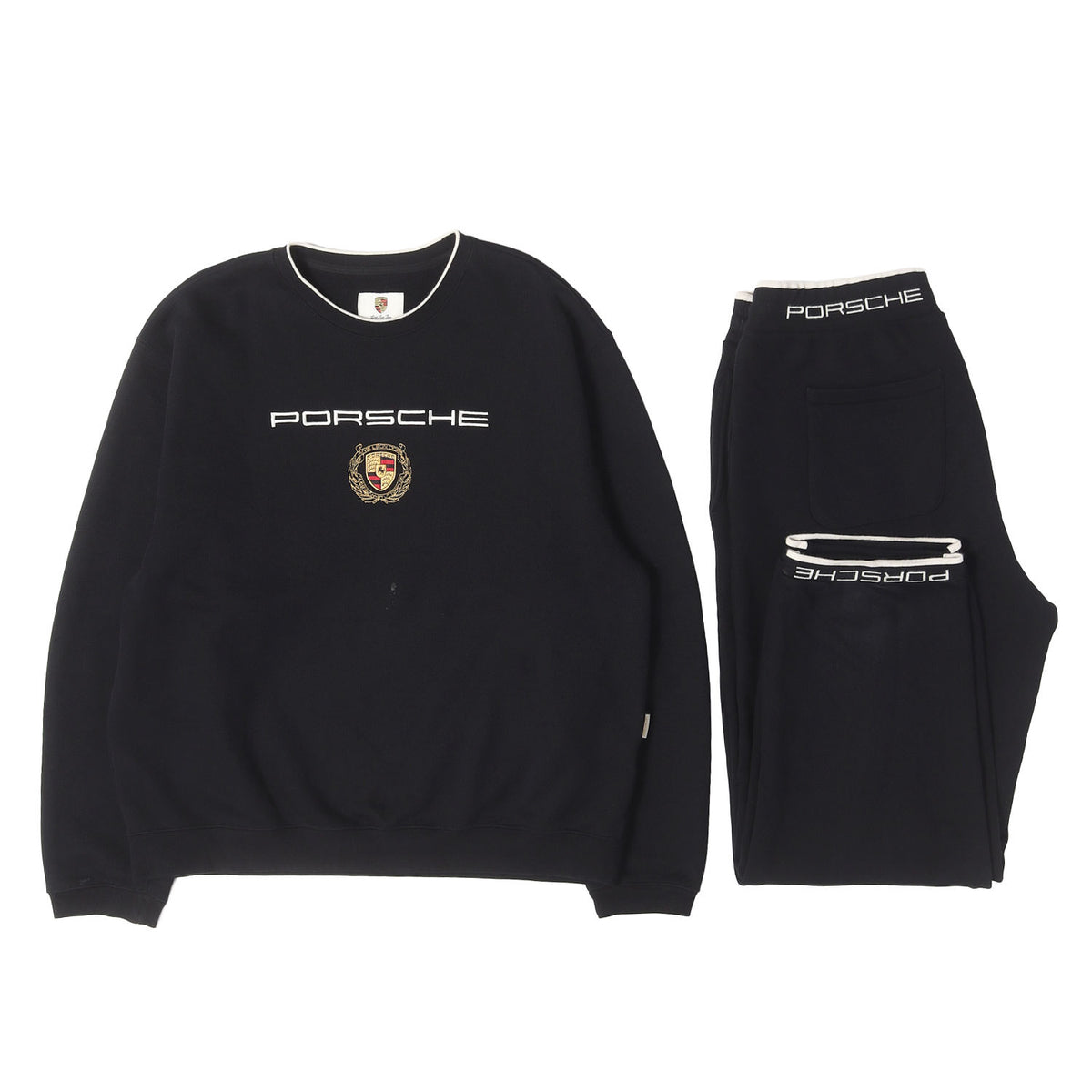 25AW ×Porsche スウェット & スウェットパンツ セットアップ(Embroidered Crewneck Sweatshirt / Jacquard Logo Sweatpant)