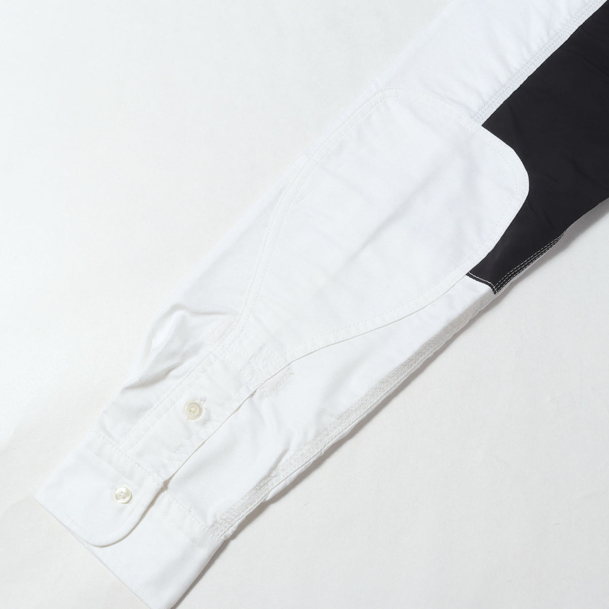 ×BROOKS BROTHERS キルティング コンビ オックスフォード ボタンダウンシャツ