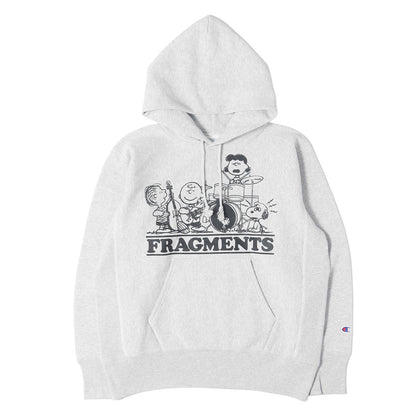 ×fragment design ×PEANUTS ×Champion スヌーピー リバースウィーブ スウェットパーカー