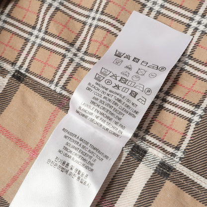 パッチワークプリント ノバチェック コットン シャツ