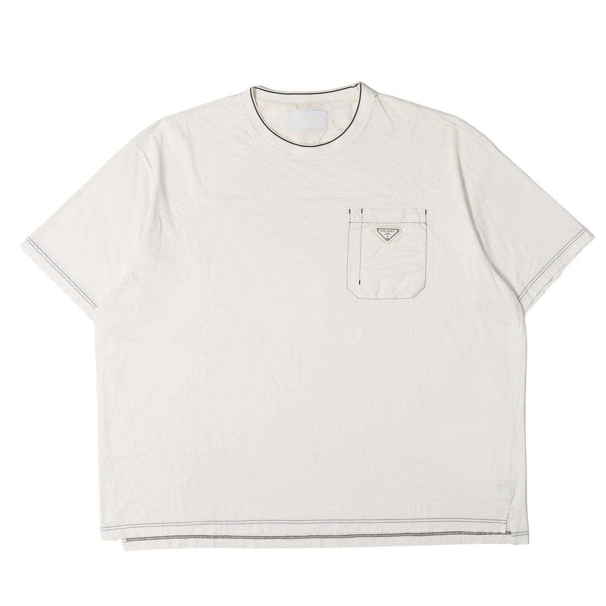 21AW 三角プレート付き Re-Nylon ポケット Tシャツ