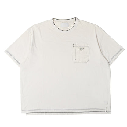 21AW 三角プレート付き Re-Nylon ポケット Tシャツ