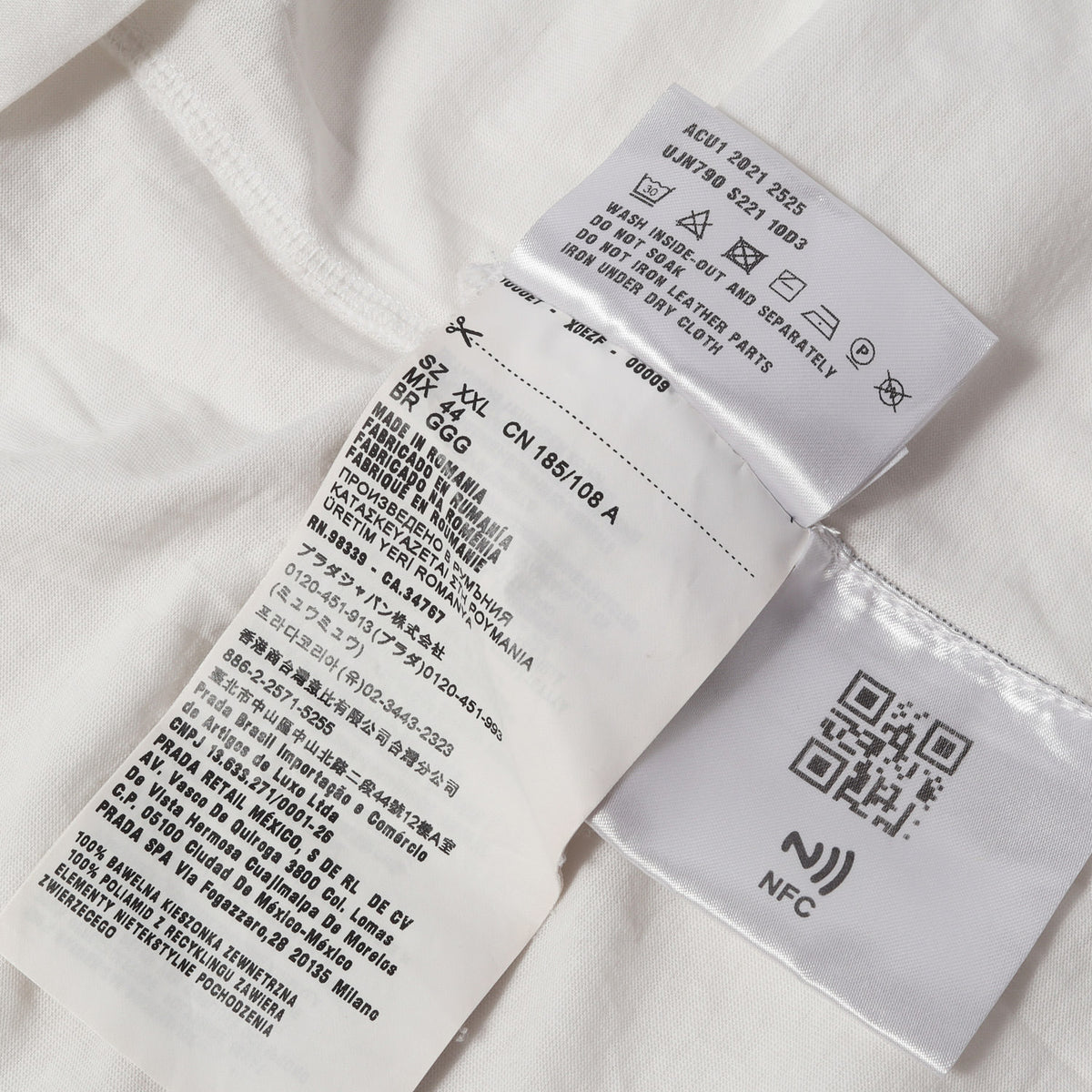 21AW 三角プレート付き Re-Nylon ポケット Tシャツ