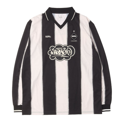 25AW ×ERIC HAZE スプレーストライプ ゲームシャツ (GAME SHIRT)
