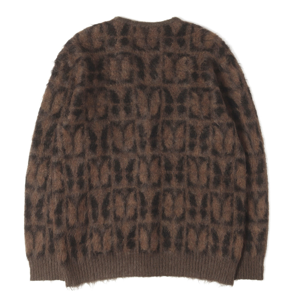 23AW パピヨン柄 モヘアニット カーディガン(Mohair Cardiga)