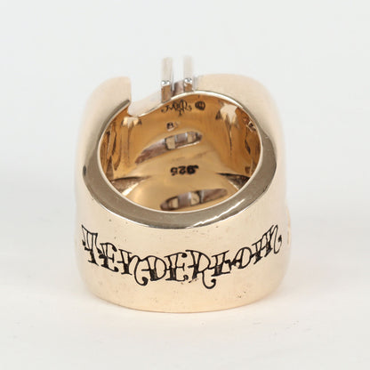 8K ゴールド ダイヤ ダラーリング(DOLLAR RING GOLD/STONE)