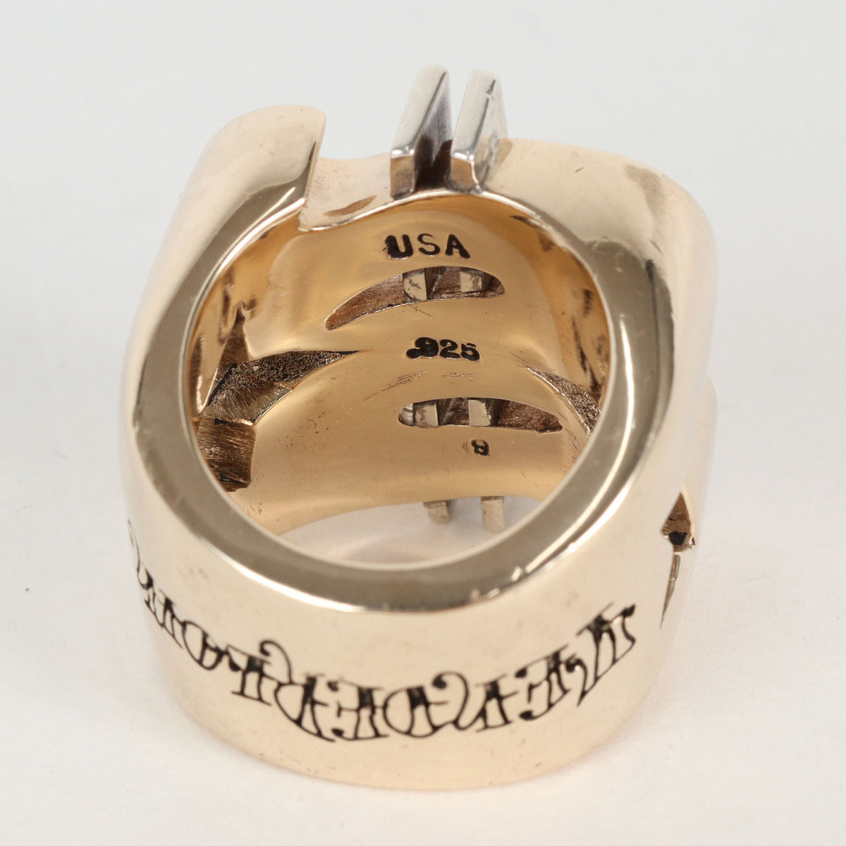 8K ゴールド ダイヤ ダラーリング(DOLLAR RING GOLD/STONE)