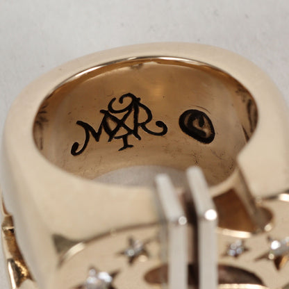 8K ゴールド ダイヤ ダラーリング(DOLLAR RING GOLD/STONE)
