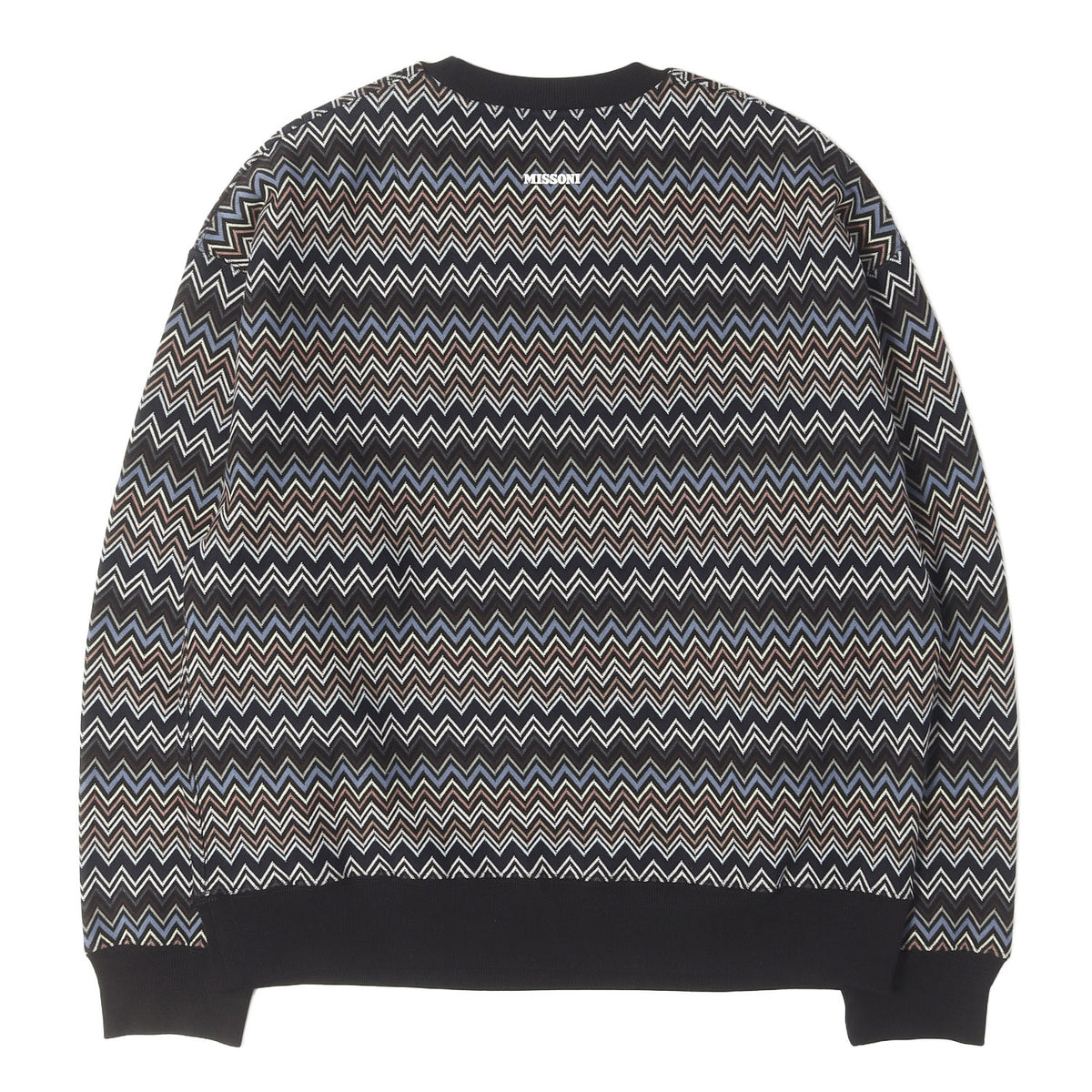 24AW ヘリンボーン 総柄 クルーネック スウェット