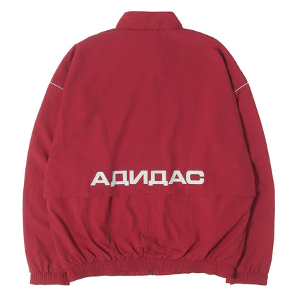 ×adidas オーバーサイズ ナイロン トラックジャケット