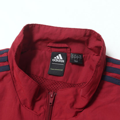 ×adidas オーバーサイズ ナイロン トラックジャケット