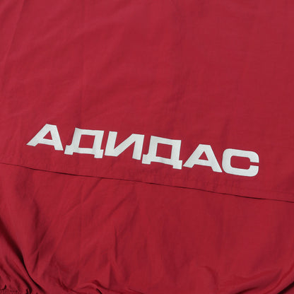 ×adidas オーバーサイズ ナイロン トラックジャケット