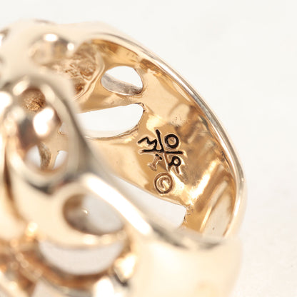 8K ゴールド ボルネオスカル リング(BORNEO SKULL RING / GOLD)