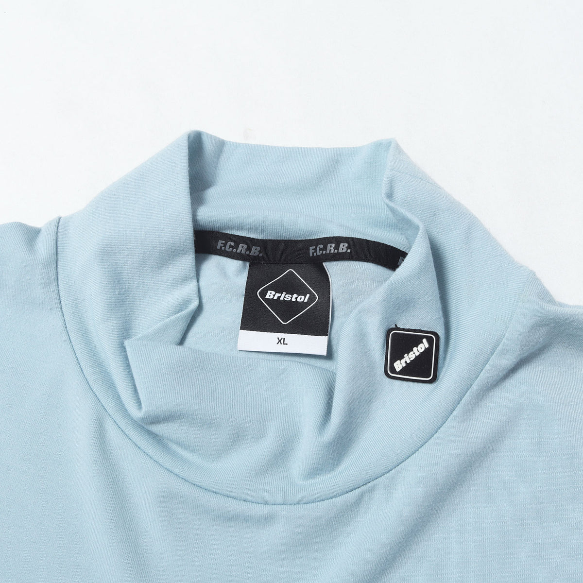 22AW パネルボーダー モックネック ロングスリーブ Tシャツ(L/S PANELED BORDER CREW NECK POCKET TEE)