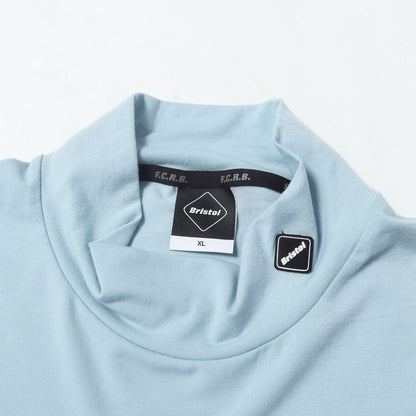22AW パネルボーダー モックネック ロングスリーブ Tシャツ(L/S PANELED BORDER CREW NECK POCKET TEE)