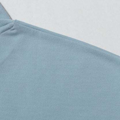 22AW パネルボーダー モックネック ロングスリーブ Tシャツ(L/S PANELED BORDER CREW NECK POCKET TEE)