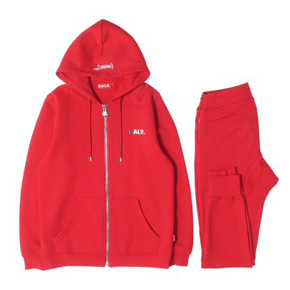 PRODUCT(RED) ロゴプレート フルジップ パーカー & スウエットパンツ セットアップ