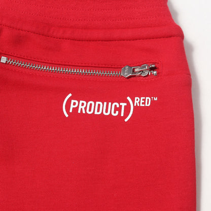 PRODUCT(RED) ロゴプレート フルジップ パーカー & スウエットパンツ セットアップ