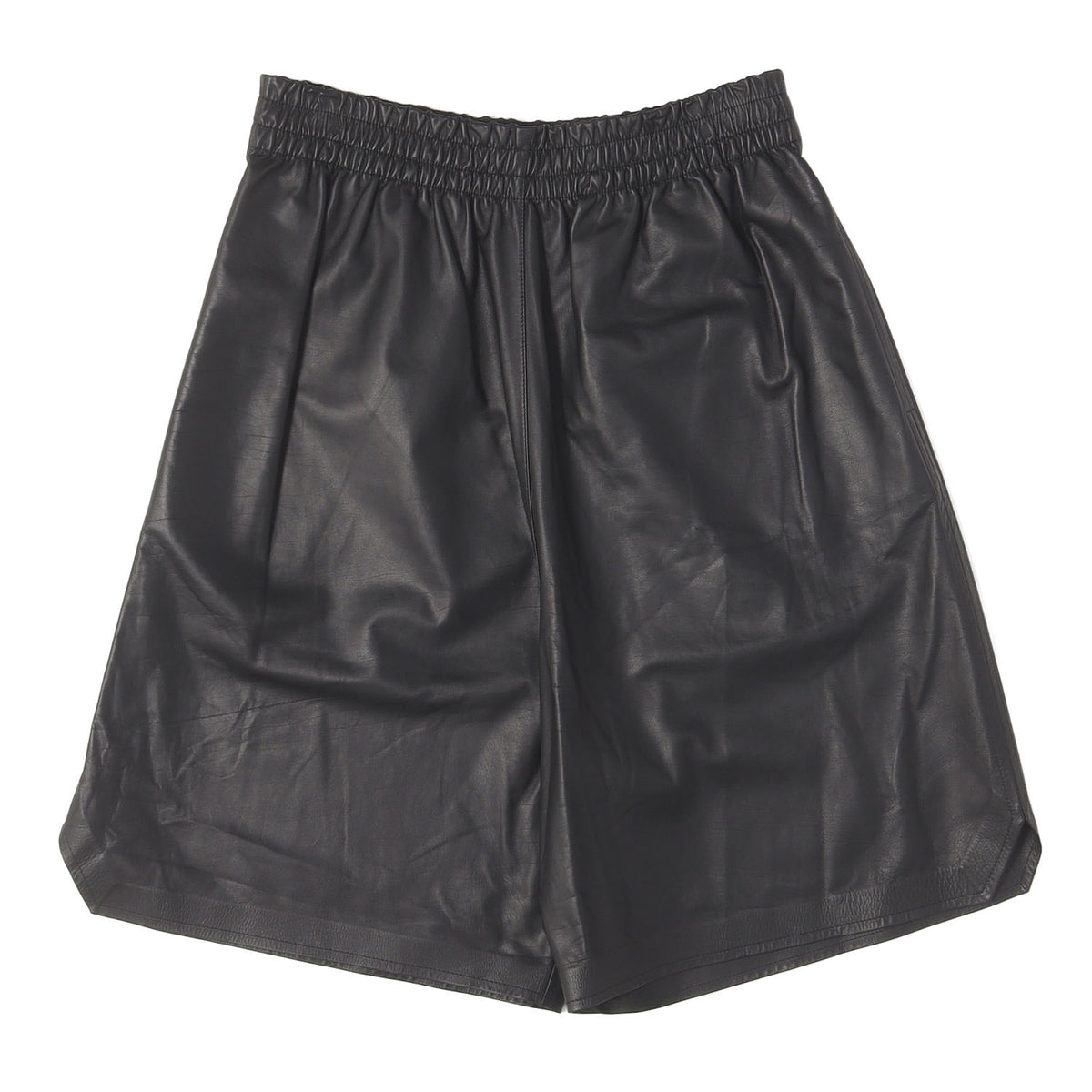 カーフスキンレザー ワイド イージーショーツ(Calf Skin Leather Shorts )