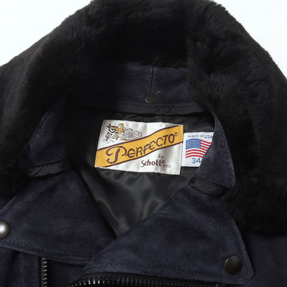 AMERICAN RAG CIE別注 313AR スウェード ダブル ライダースジャケット