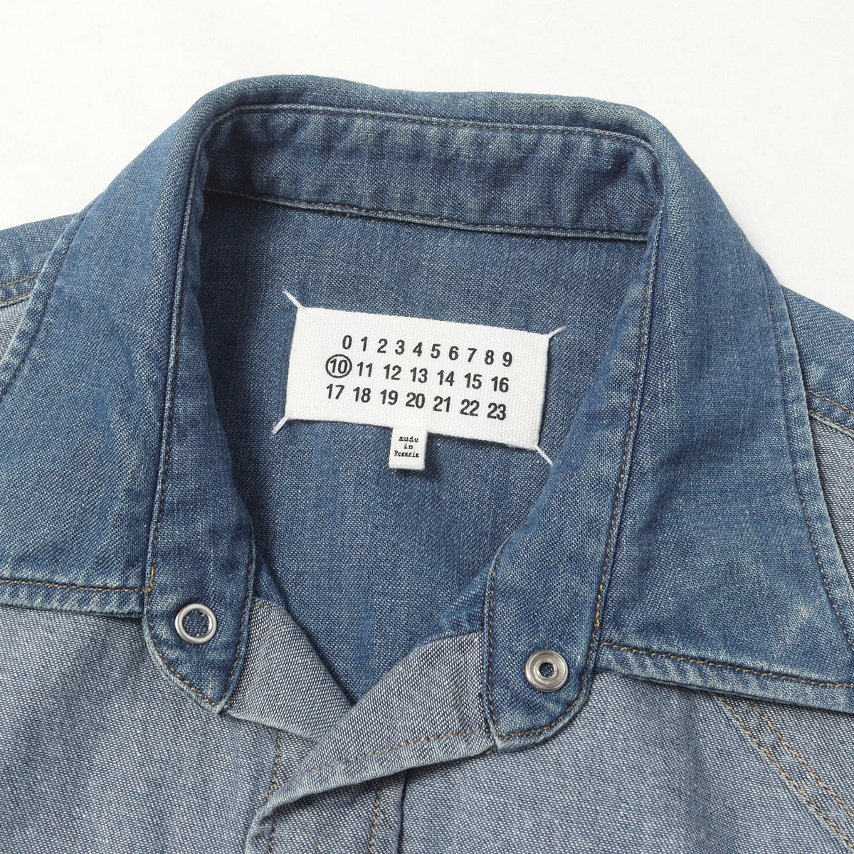インサイドアウト ウエスタン デニムシャツ(INSIDE OUT DENIM SHIRT)